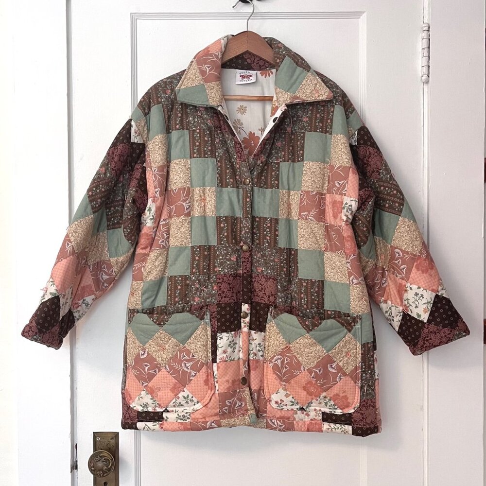 Psychic Outlaw Patchwork Quilt Chore Coat